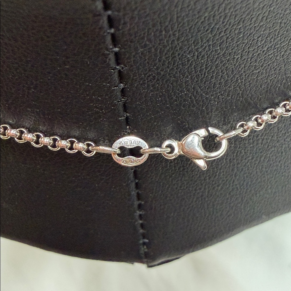 Retired James  Avery Sterling Silver Dancer Charm Necklace Cable Chain - Picture 5 of 6